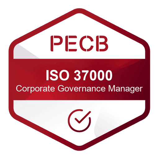 ISO 37000 Corporate Governance certification badge