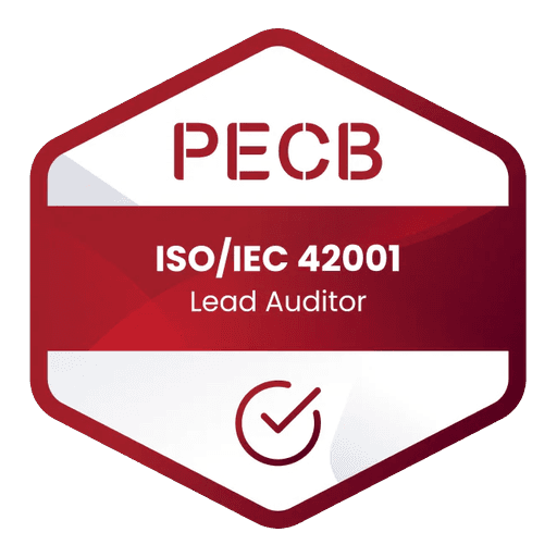 ISO/IEC 42001 Lead Auditor certification badge