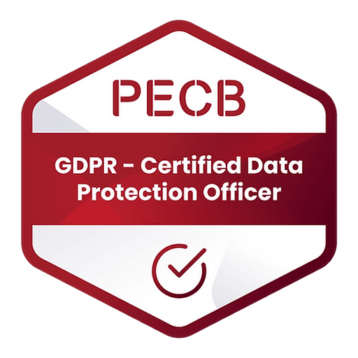 GDPR Certified Data Protection Officer / CDPO certification badge